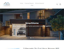 Tablet Screenshot of livesmartlivesafe.com